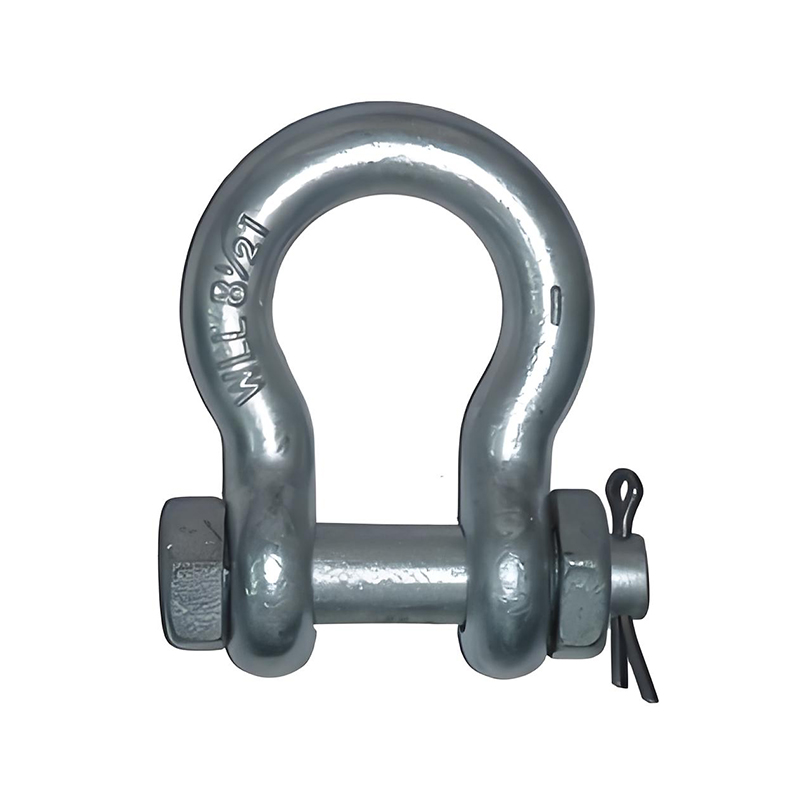 Heißtauchverzinkter, fallgeschmiedeter Schraubkragenstift-Ankershackle